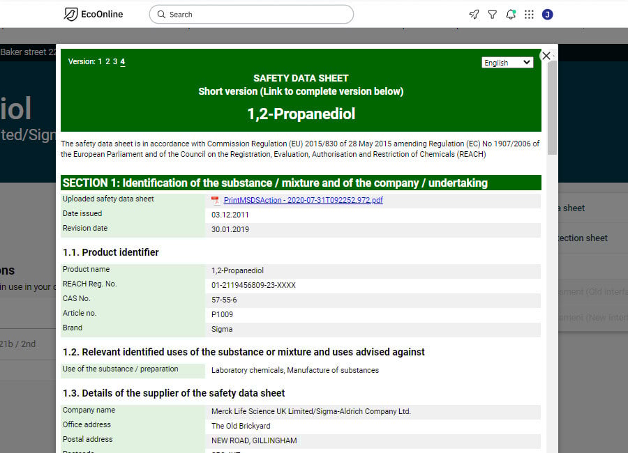 Fordele ved udarbejdelse af sikkerhedsdatablade chemical manager fordele 1